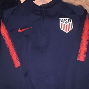 U.S soccer Nike quarter zip